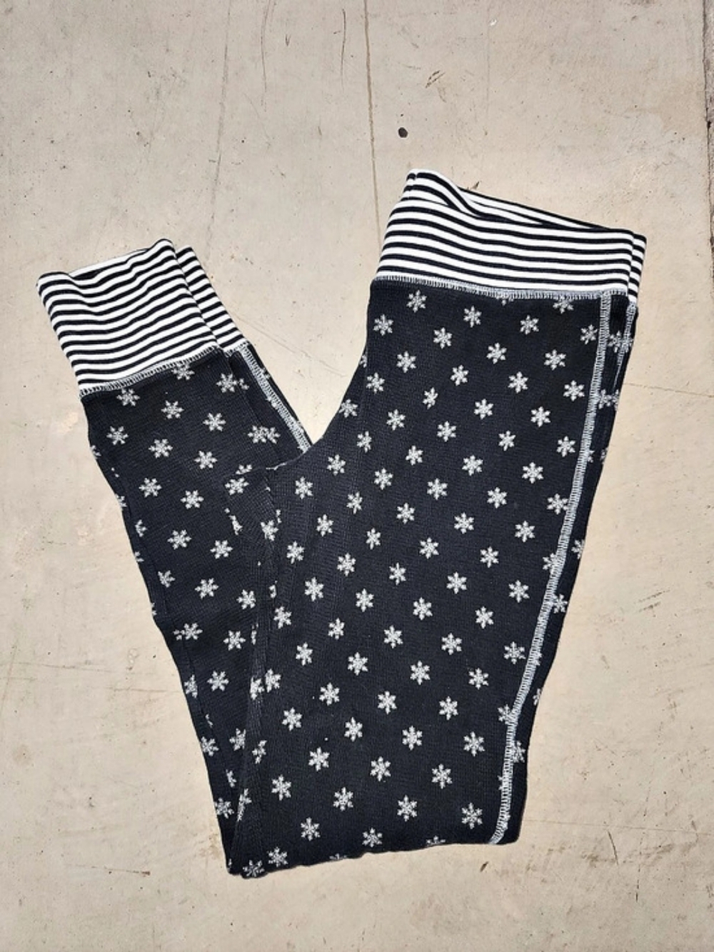 Victoria's Secret Floral Leggings Black & White Size Small
